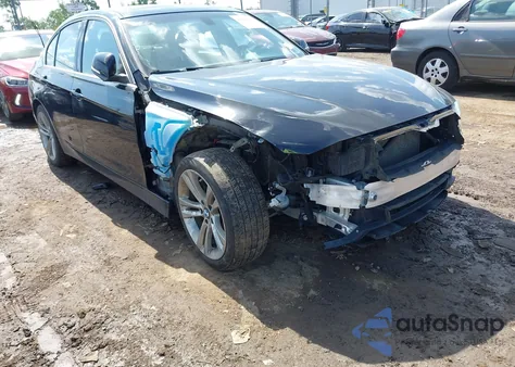 2017 BMW 330I xDrive из США, поврежденный, VIN WBA8D9G5XHNT91375